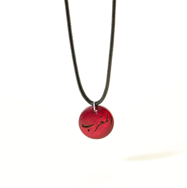 crodon-noir-&-rouge Collier alam